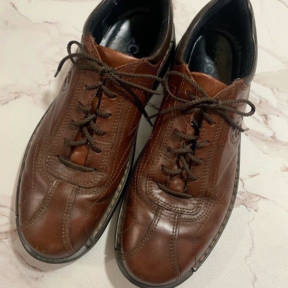Ecco Other - ECCO Oxfords Brown Cognac Shoes US11-11.5 EU 45
